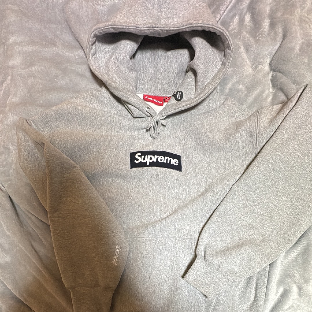 Supreme Box Logo Hooded Sweatshirt (25FW) "Heather Grey"