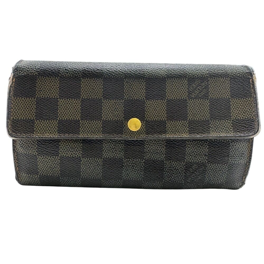 傷や汚れあり】ルイヴィトン LOUIS VUITTON 長財布 ダミエ