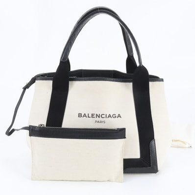 ■美品 バレンシアガネイビー カバ339933 トート バッグ