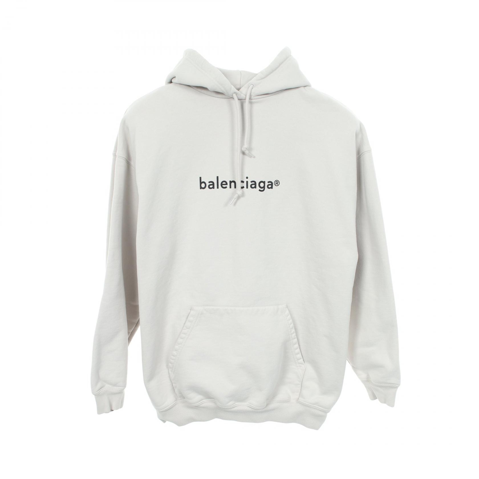 バレンシアガ BALENCIAGA パーカー 衣料品 トップス コットン メンズ レディース グレー系 578135 【中古】