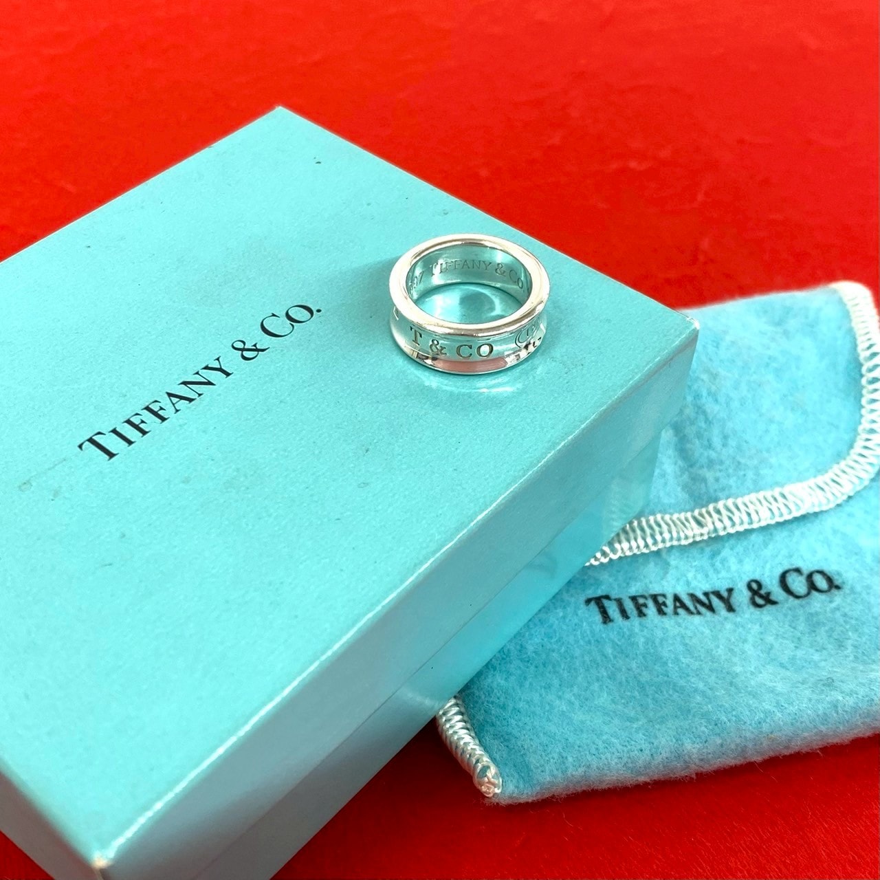 TIFFANY&Co. ティファニー ナロー リング シルバー925 リング・指輪 6号 シルバー
 73925