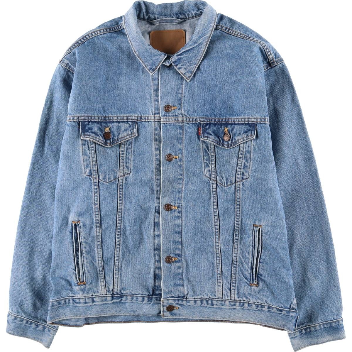 古着 90年代 リーバイス Levi's デニムジャケット Gジャン USA製 メンズXL相当 ヴィンテージ/eaa597871