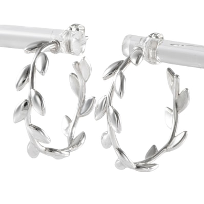 TIFFANY&Co. ティファニー オリーブリーフ ピアス シルバー【中古】