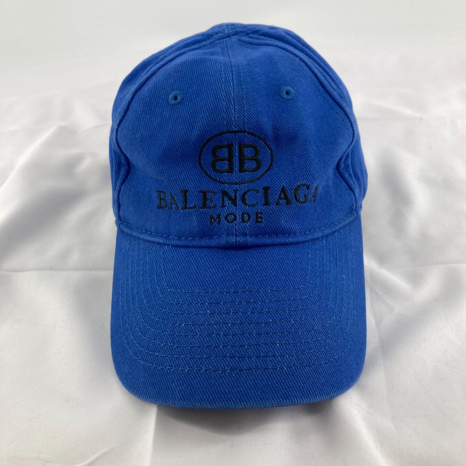 BALENCIAGA(バレンシアガ) BBモード サイズL サイズ59 ロゴキャップ ブルー