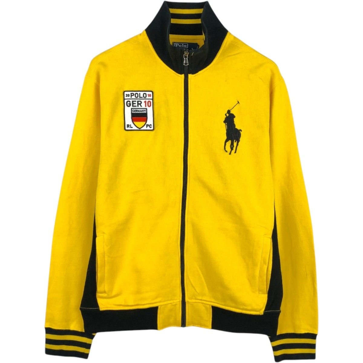 古着 ラルフローレン Ralph Lauren POLO by Ralph Lauren ビッグポニー フルジップスウェットシャツ トレーナー メンズL相当/eaa678718