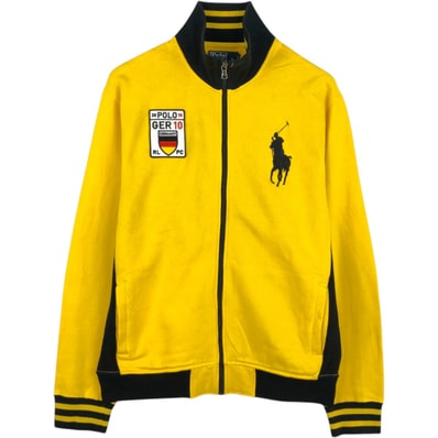 古着 ラルフローレン Ralph Lauren POLO by Ralph Lauren ビッグポニー フルジップスウェットシャツ トレーナー メンズL相当/eaa678718