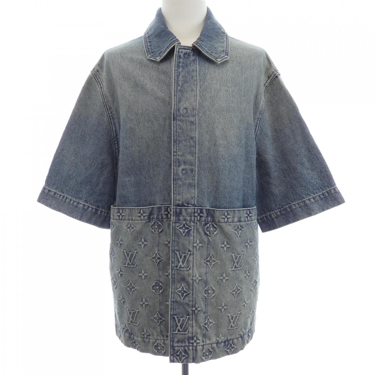 ルイヴィトン LOUIS VUITTON ショートスリーブデニムワークウエアシャツ HOS46WY38 デニムジャケット