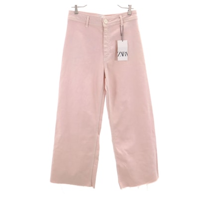 ZARA ザラ 未使用 カラー デニムパンツ 10 ピンク ジーンズ タグ付き