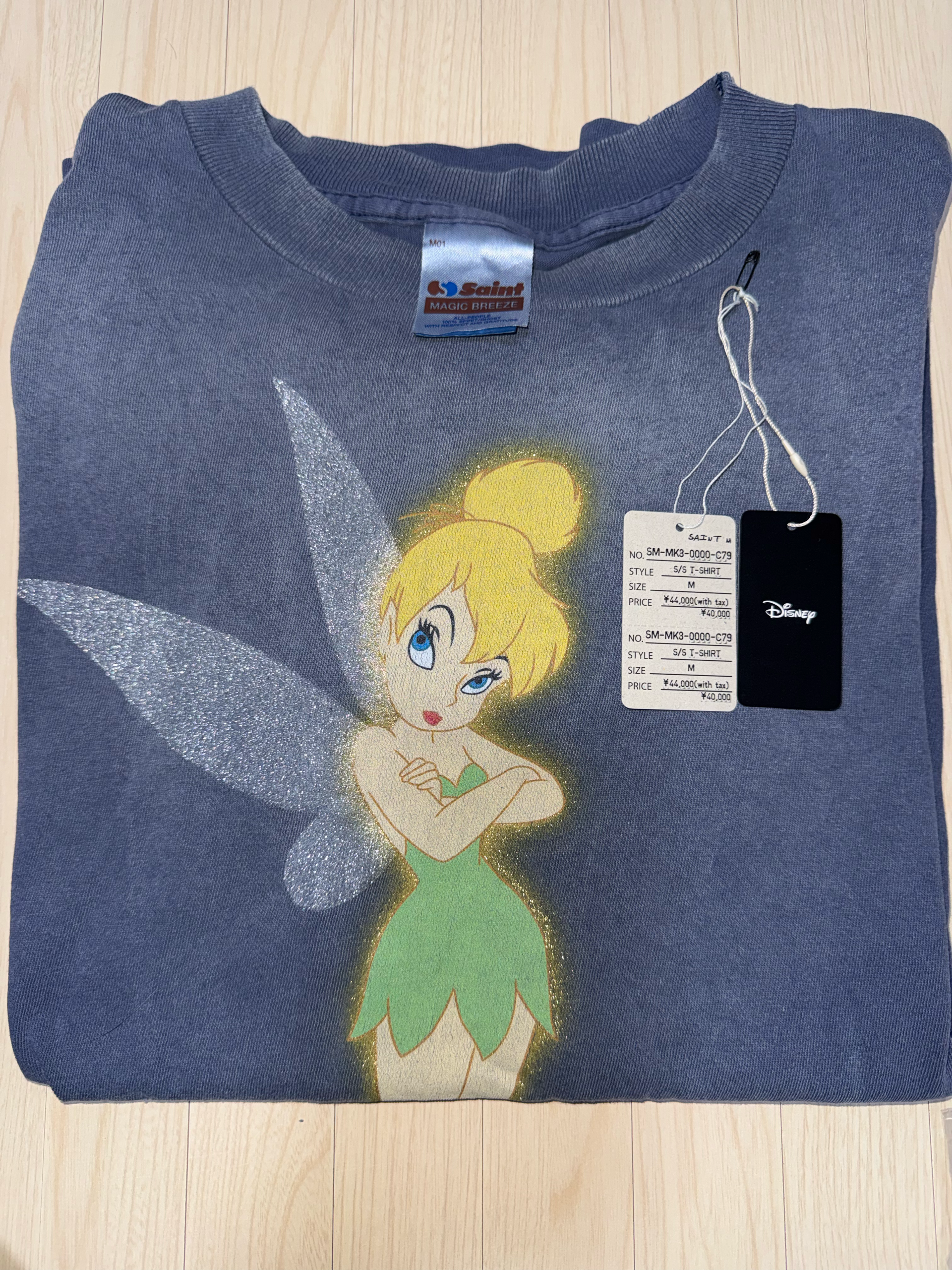 SAINT Mxxxxxx x Disney DSN SS T-Shirt Tinker Bell "Navy"