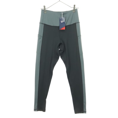 Reebok リーボック ワンポイントロゴ ストレッチパンツ XOT ブラック