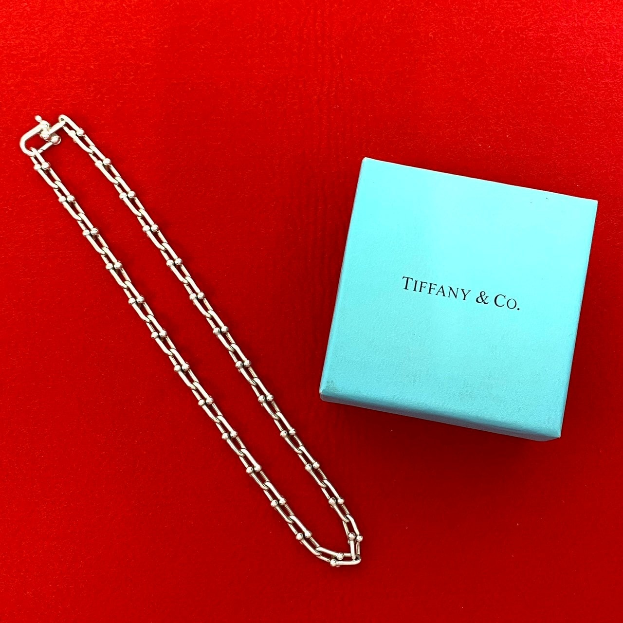 TIFFANY&Co. ティファニー ハードウェア スモールリンク ネックレス シルバー925 ネックレス シルバー
24722