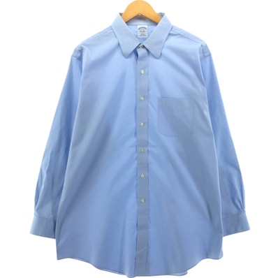 古着 ブルックスブラザーズ Brooks Brothers Est.1818 長袖 コットンシャツ メンズXL相当/eaa543591