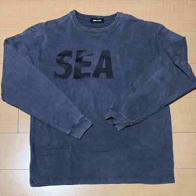 WIND AND SEA SEA (P-Dye) L/S Tee "Charcoal Black"