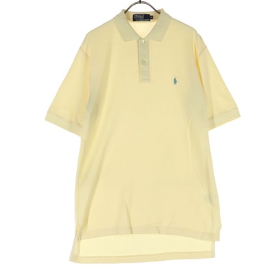 Polo by Ralph Lauren ポロバイラルフローレン 日本製 半袖 ポロシャツ M イエロー系