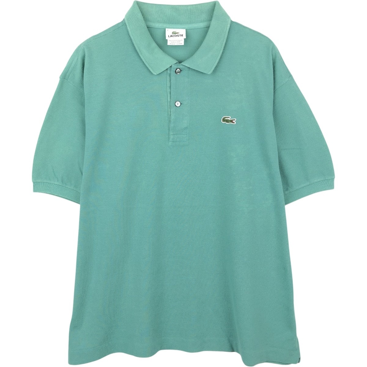 古着 ラコステ LACOSTE フランス企画 半袖 ポロシャツ 7 メンズXXL相当/eaa623001