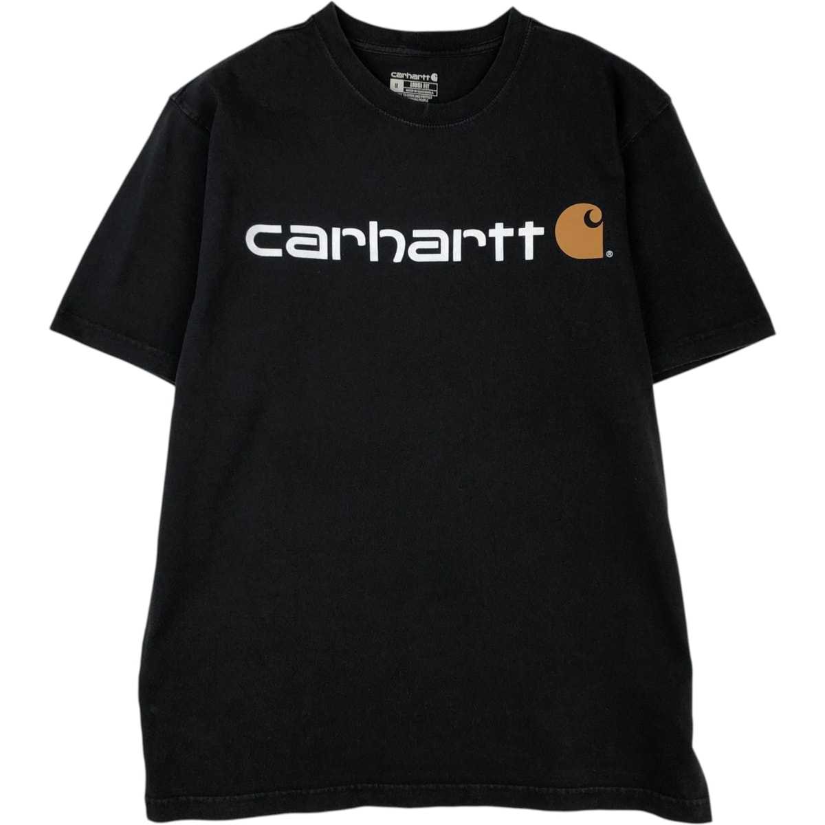 古着 カーハート Carhartt Loose Fit 半袖 ロゴTシャツ メンズM相当/eaa625794