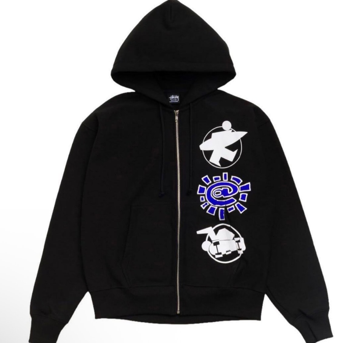 Stussy x Always Do What You Should Do Stack Zip Hoodie "Black"