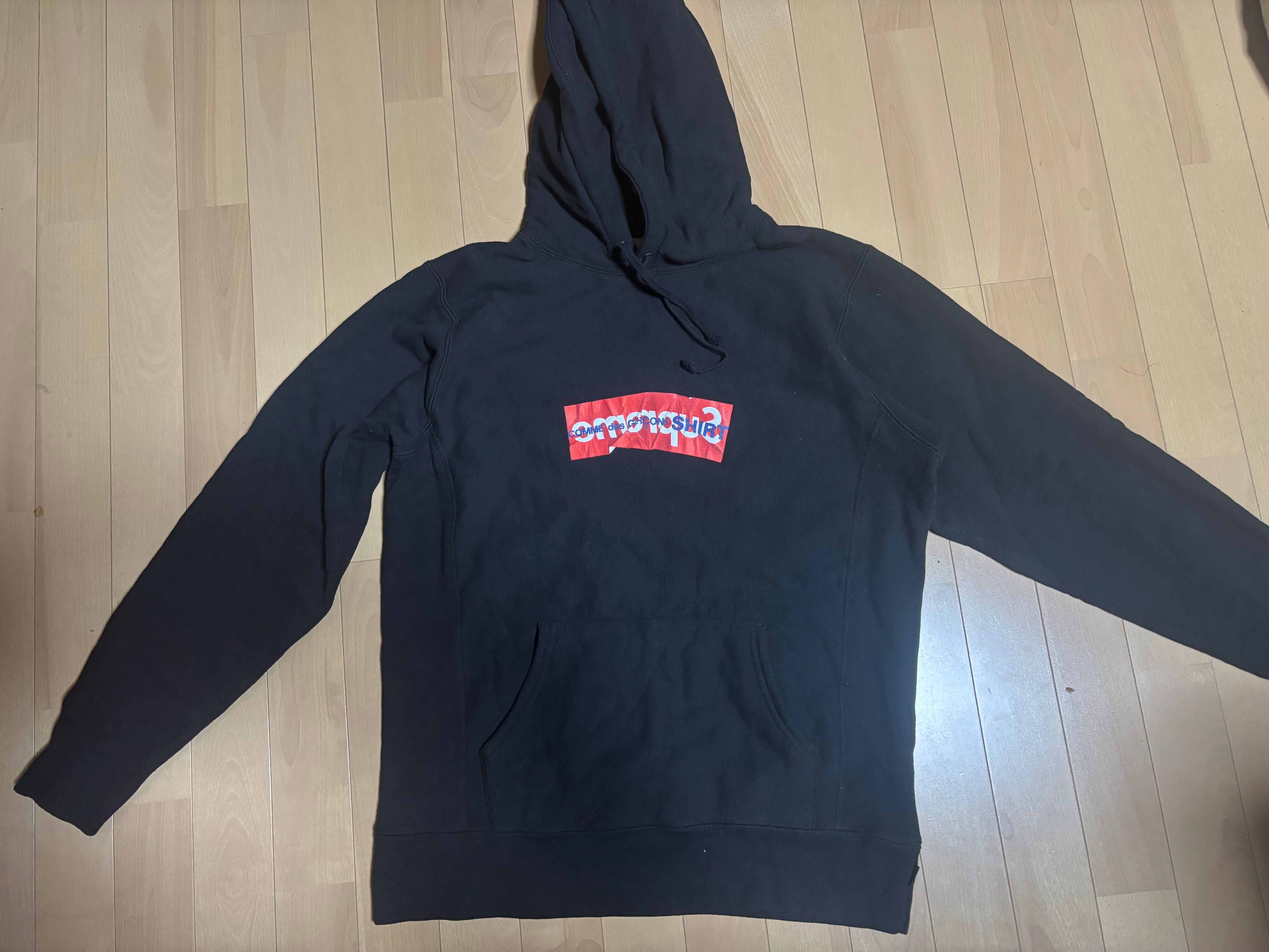 Supreme Comme Des Garcons SHIRT Box Logo Hooded Sweatshirt "Black"