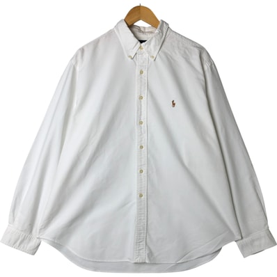 古着 ラルフローレン Ralph Lauren CLASSIC FIT 長袖 ボタンダウンシャツ メンズXXL相当/eaa543524