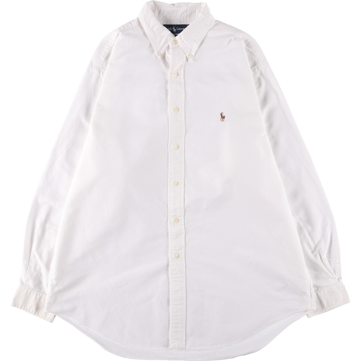 古着 ラルフローレン Ralph Lauren YARMOUTH 長袖 ボタンダウンシャツ メンズL相当/eaa531292