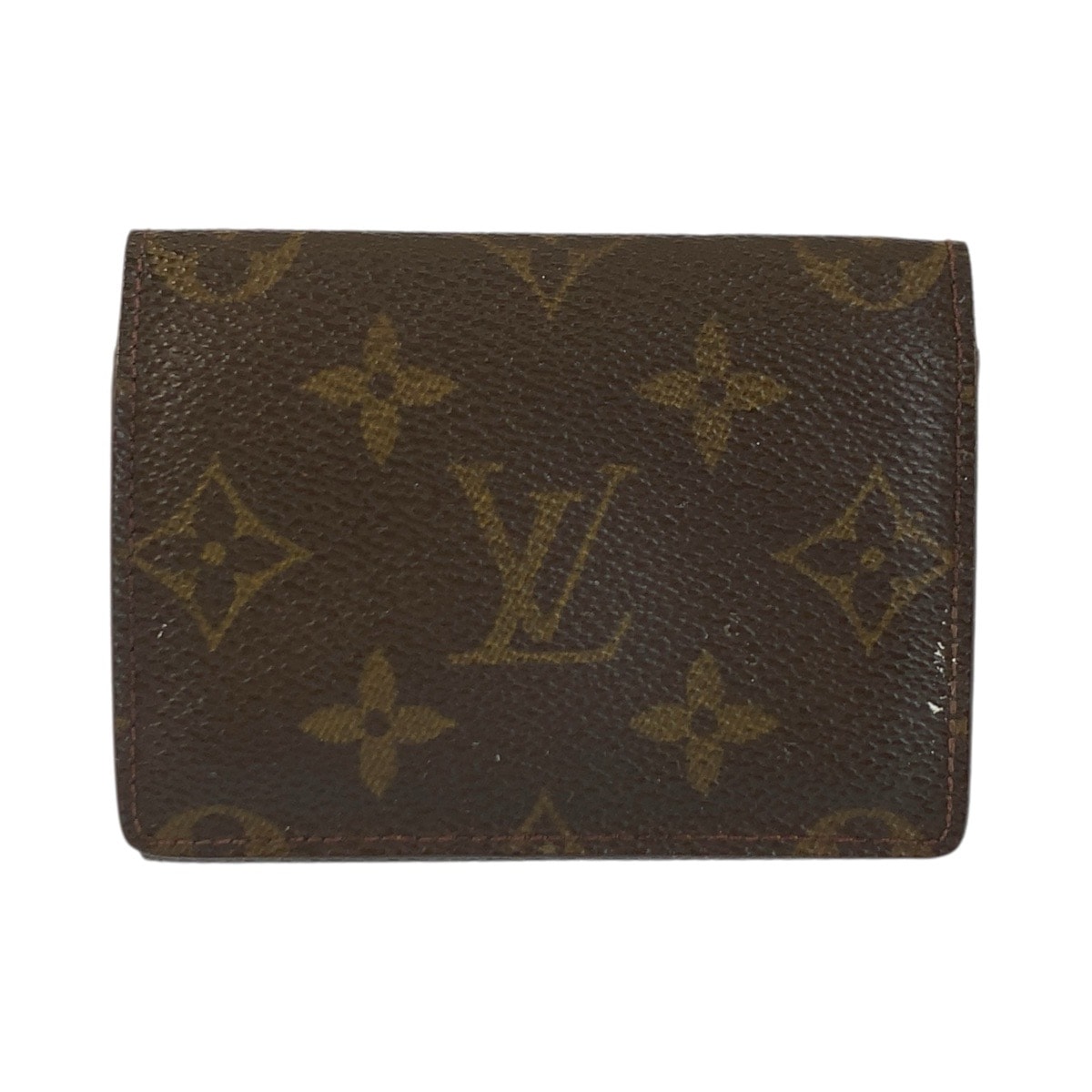 LOUIS VUITTON ルイヴィトン モノグラム ブラウン PVC 名刺入れ カードケース 601047 【中古】