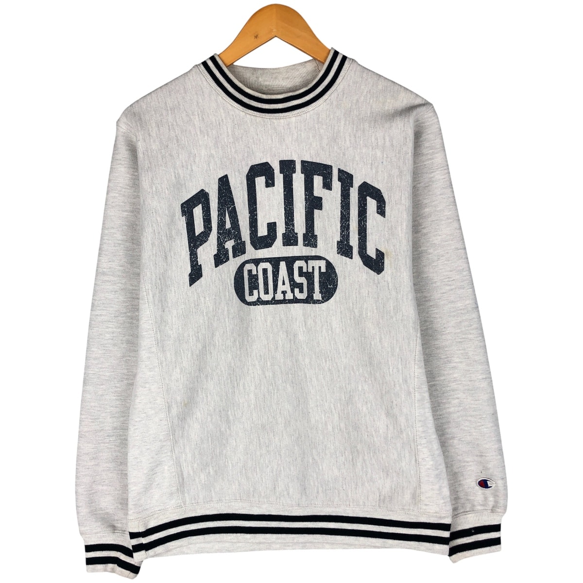 古着 チャンピオン Champion REVERSE WEAVE リバースウィーブ プリントスウェットシャツ トレーナー メンズS相当/eaa601286