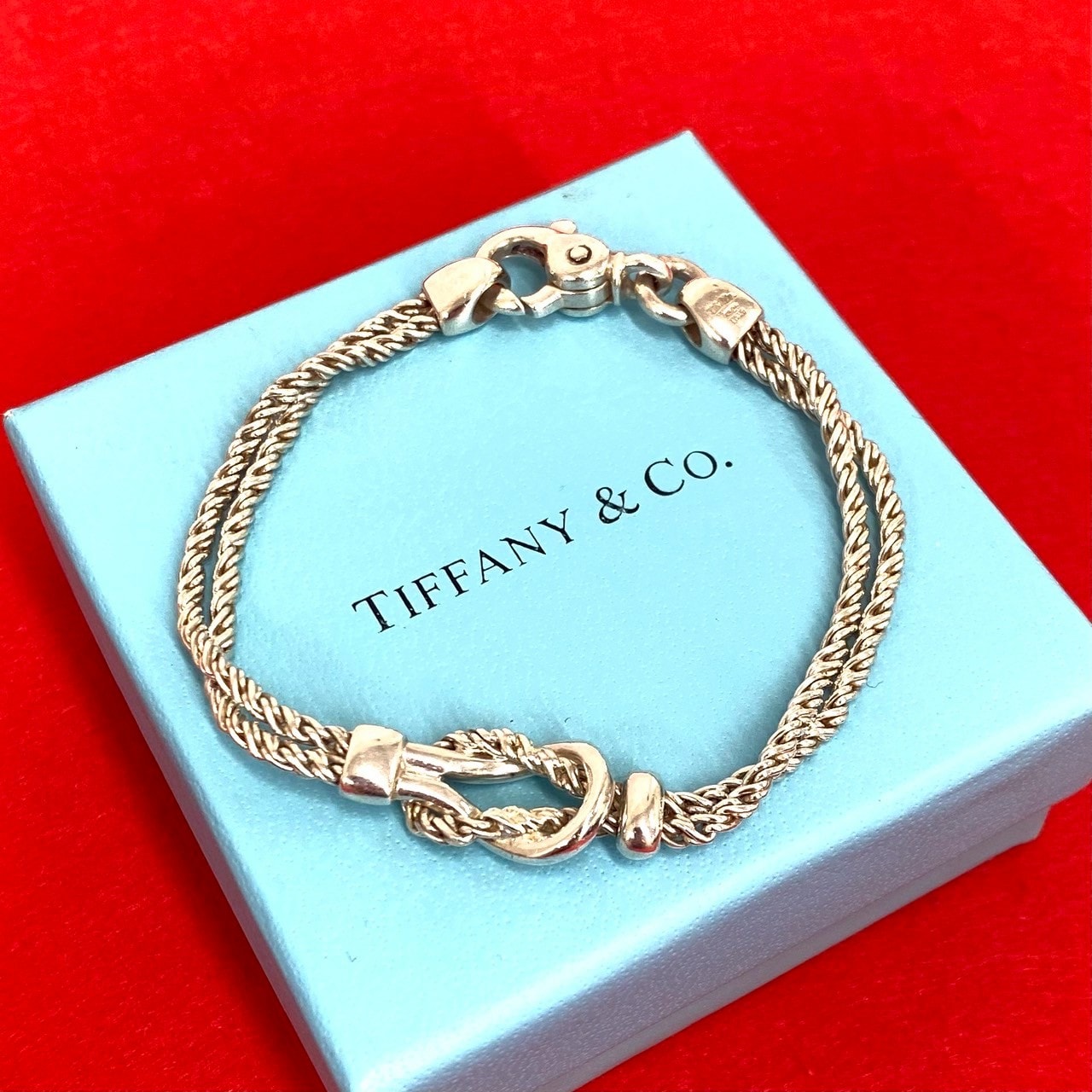 TIFFANY&Co. ティファニー ダブルロープ ノット ブレスレット シルバー925 ブレスレット シルバー
 49453