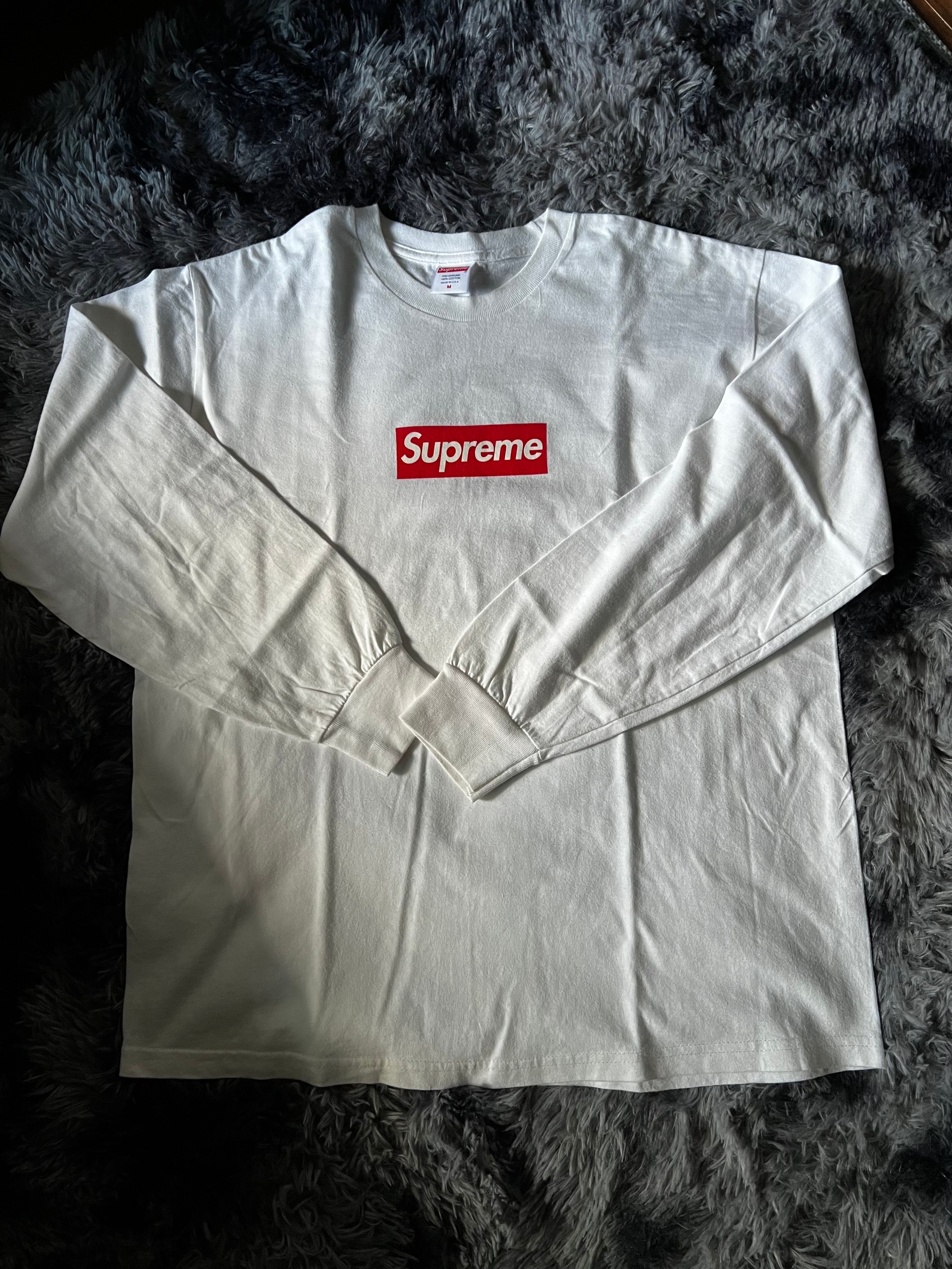 Supreme Box Logo L/S Tee "White"