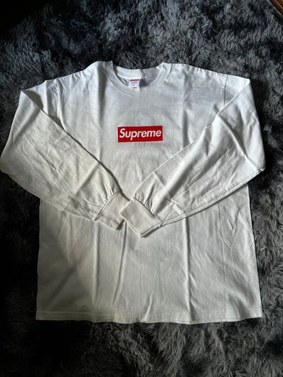 Supreme Box Logo L/S Tee "White"