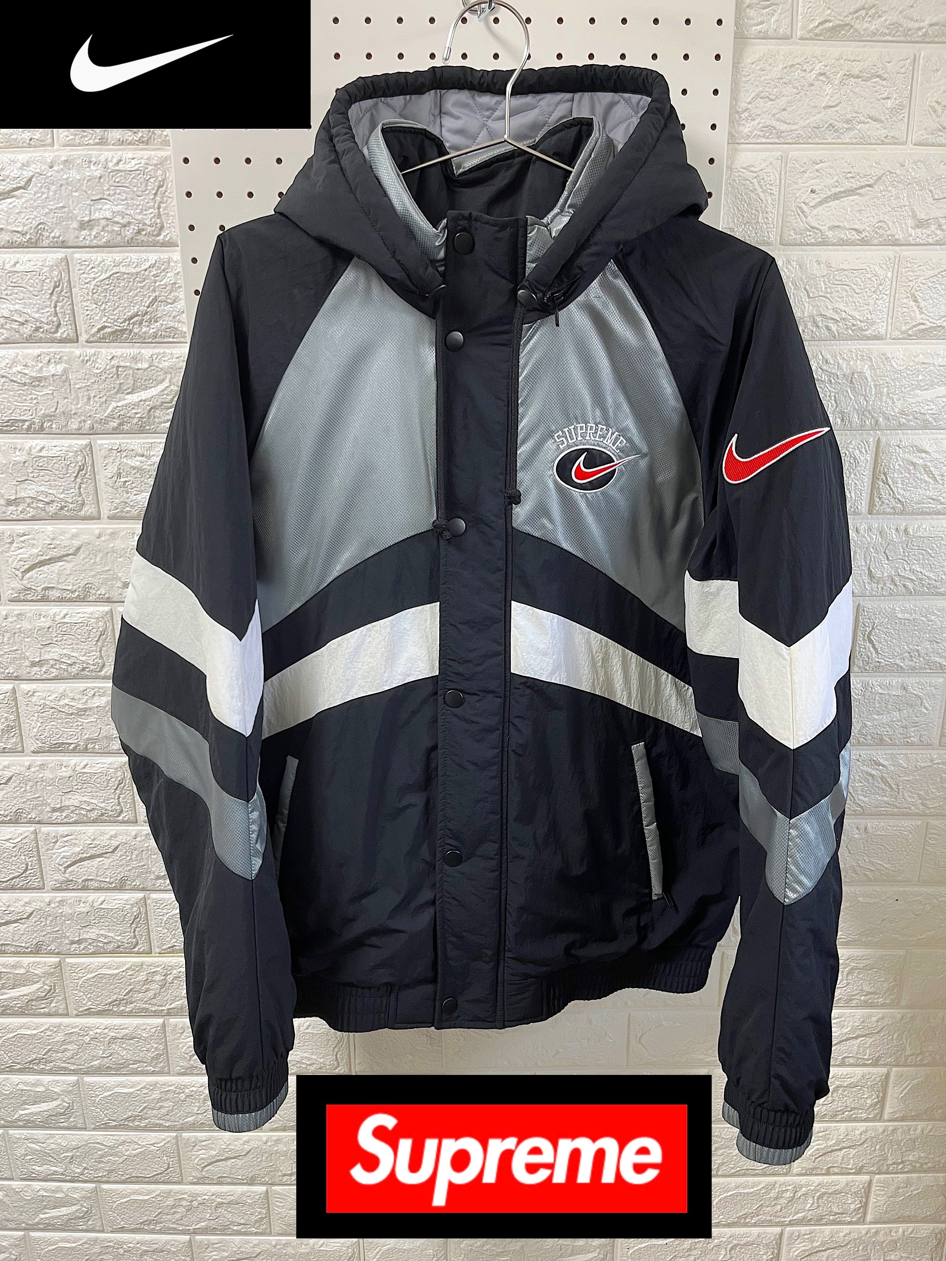 Supreme / Nike Hooded Sport Jacket "Silver"