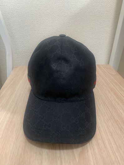 GUCCI Original GG Canvas Baseball Cap "Black"