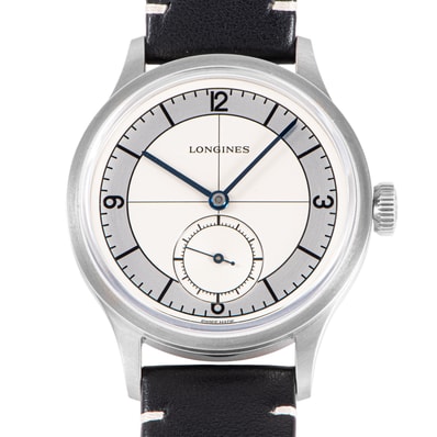 【新品】LONGINES ロンジン ヘリテージ クラシック L2.828.4.73.0 セクターダイヤル ステンレススチール【中古】