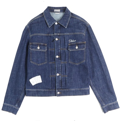 Dior x KENNY SCHARF Playing Card Denim Jacket "Indigo"