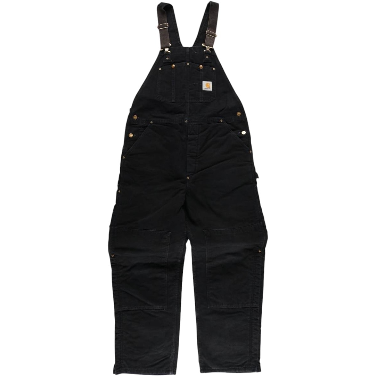 古着 ビッグサイズ カーハート Carhartt ダブルニー ダック オーバーオール メンズw47相当/eaa589288