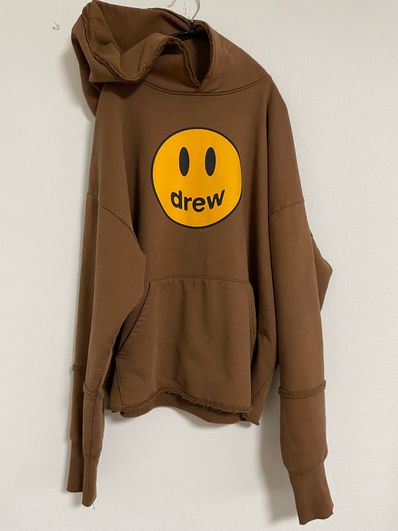drew house mascot deconstructed hoodie "Brown"