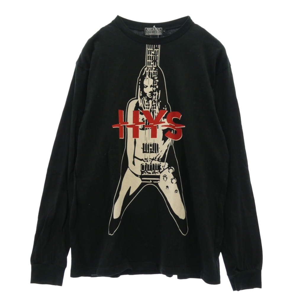HYSTERIC GLAMOUR ヒステリックグラマー Tシャツ 25AW 02253CL19 FLYING V 長袖 ロングスリーブ Tシャツ カットソー ロンT L【中古】