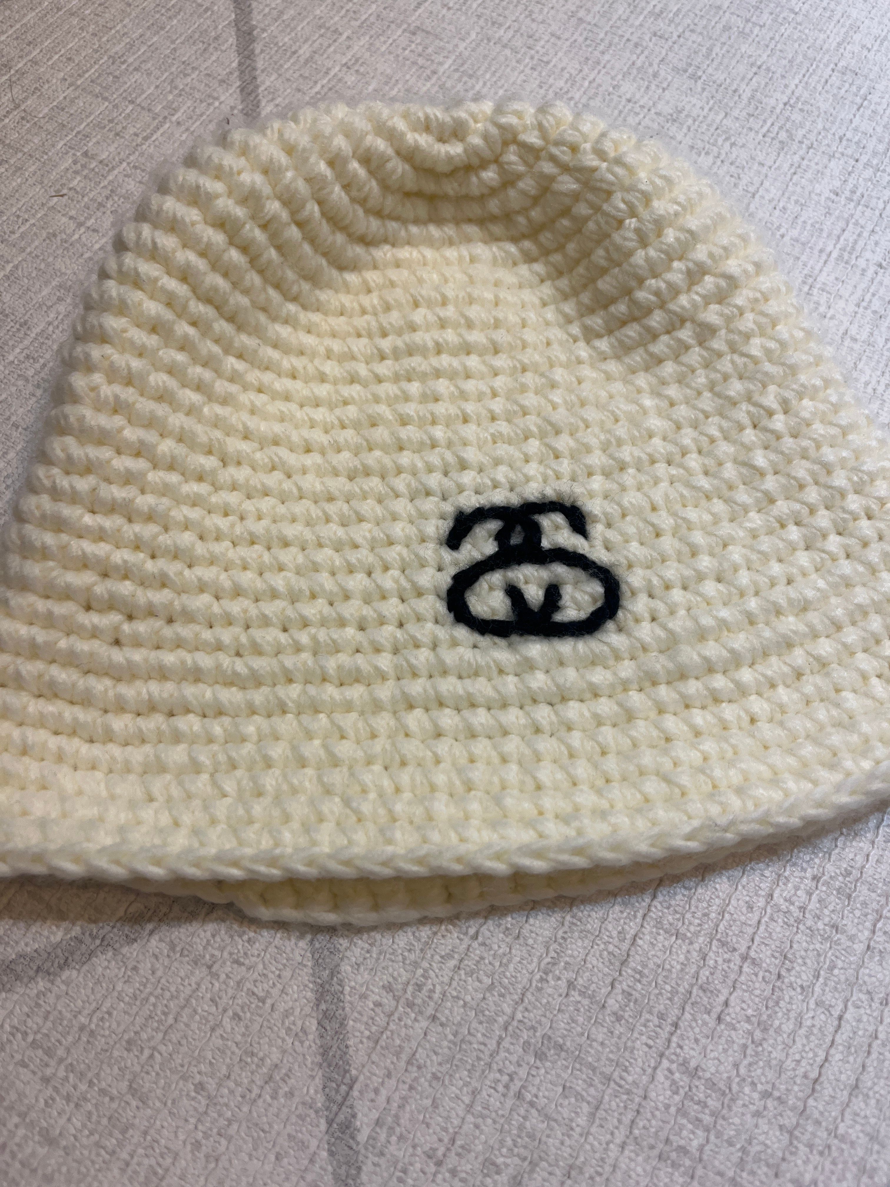 Stussy Bucket Hat SS Link Knit "Bone"