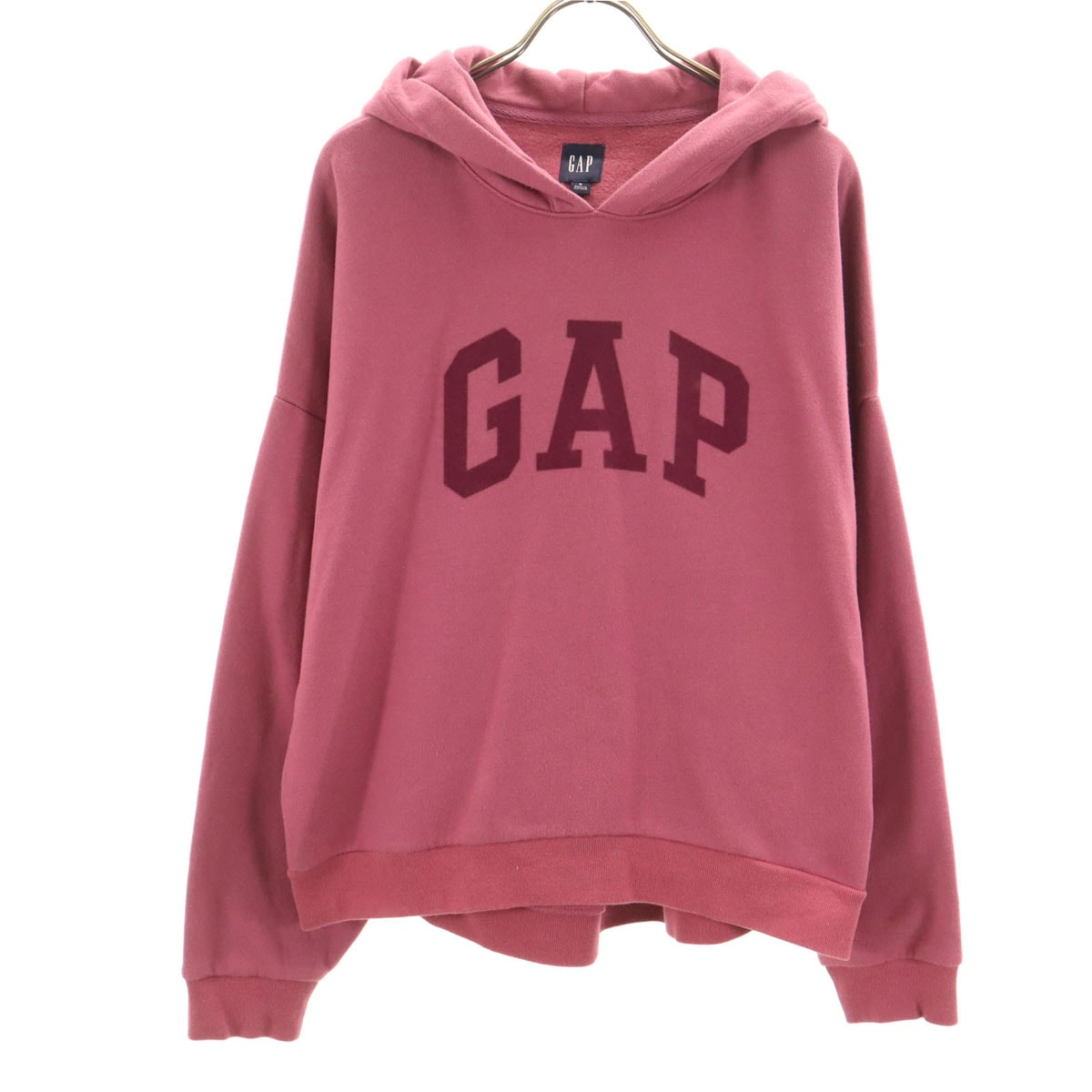 GAP ギャップ 長袖 パーカー S ピンク系 裏起毛