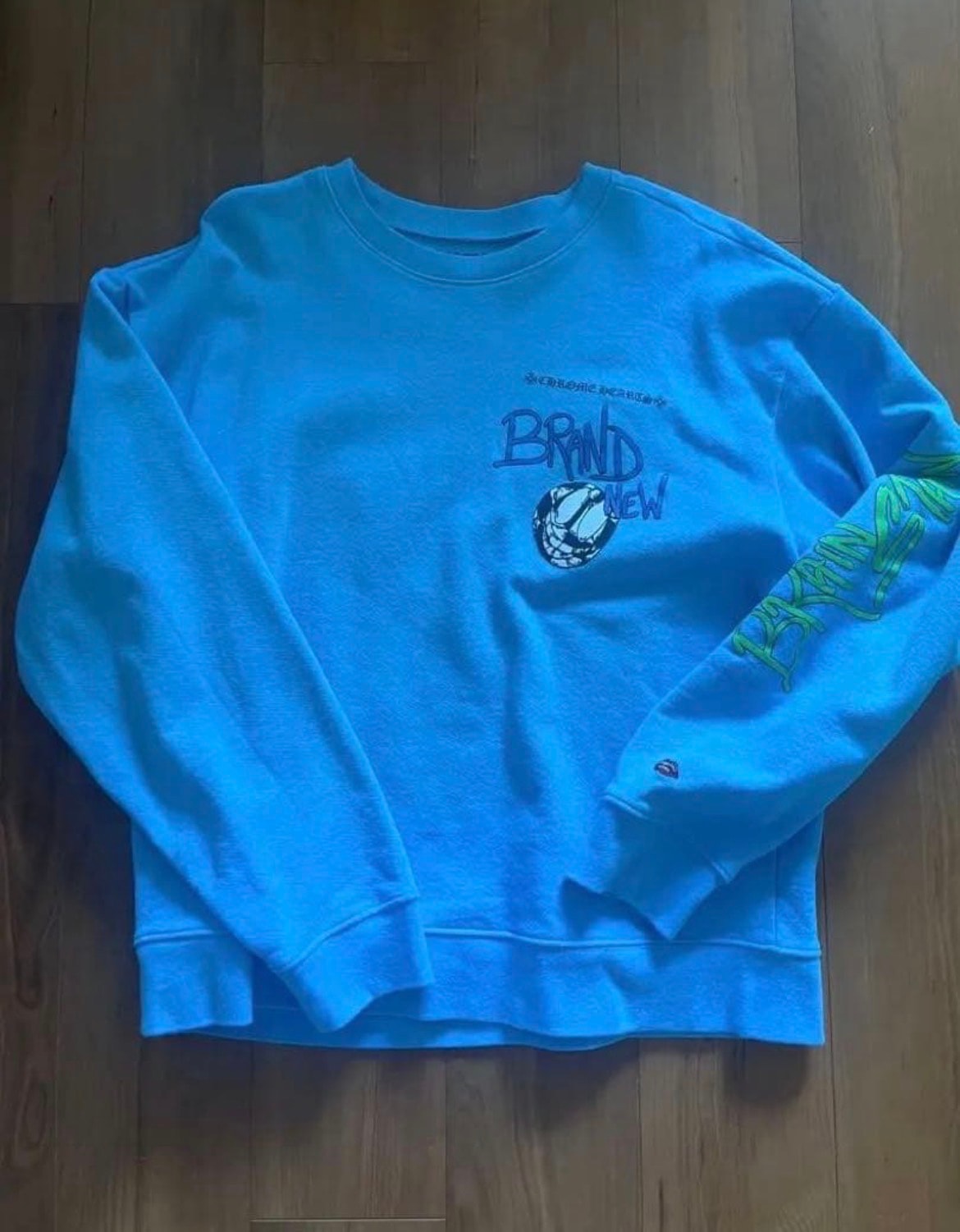 Chrome Hearts Matty Boy Brain New Crew Neck Sweat "Blue"