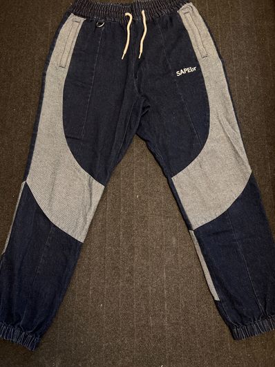 SAPEur DENIM TRACK PANTS "Indigo"