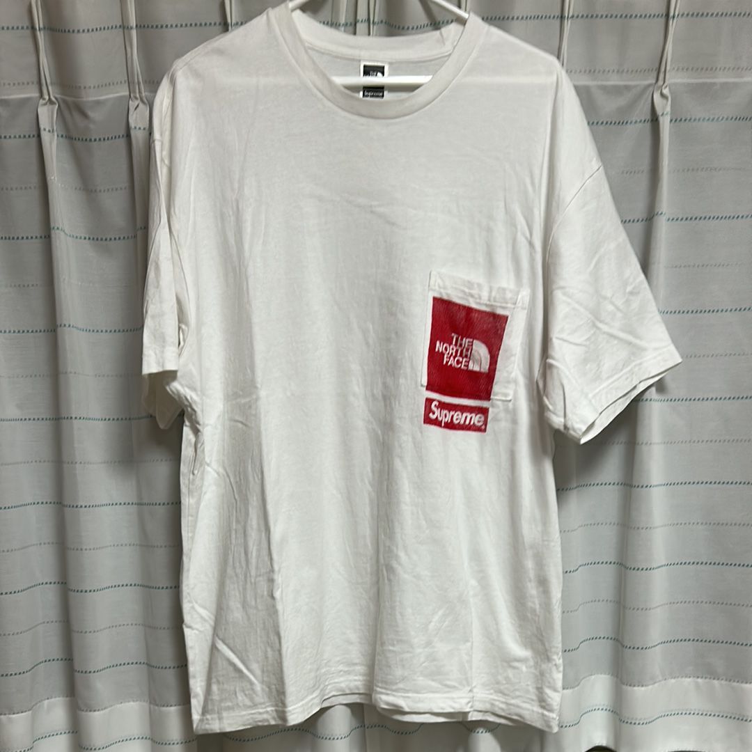 Supreme x The North Face Printed Pocket Tee "White"