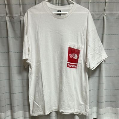 Supreme x The North Face Printed Pocket Tee "White"
