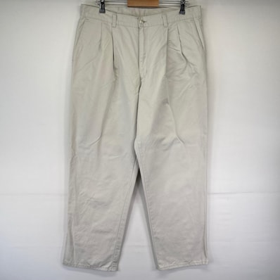 古着 リーバイス Levi's パンツ ストレート チノパン 2タック 大きいサイズ ジッパーフライ W38L32 ベージュ系 メンズ