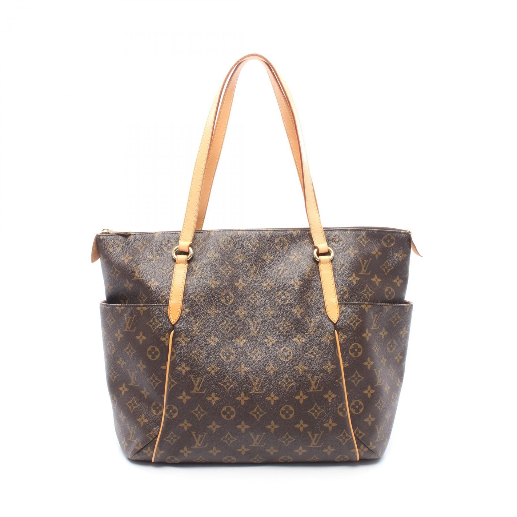 ルイ・ヴィトン LOUIS VUITTON トータリーGM トートバッグ バッグ PVCコーティングキャンバス レザー モノグラム レディース ブラウン系 M56690 【中古】