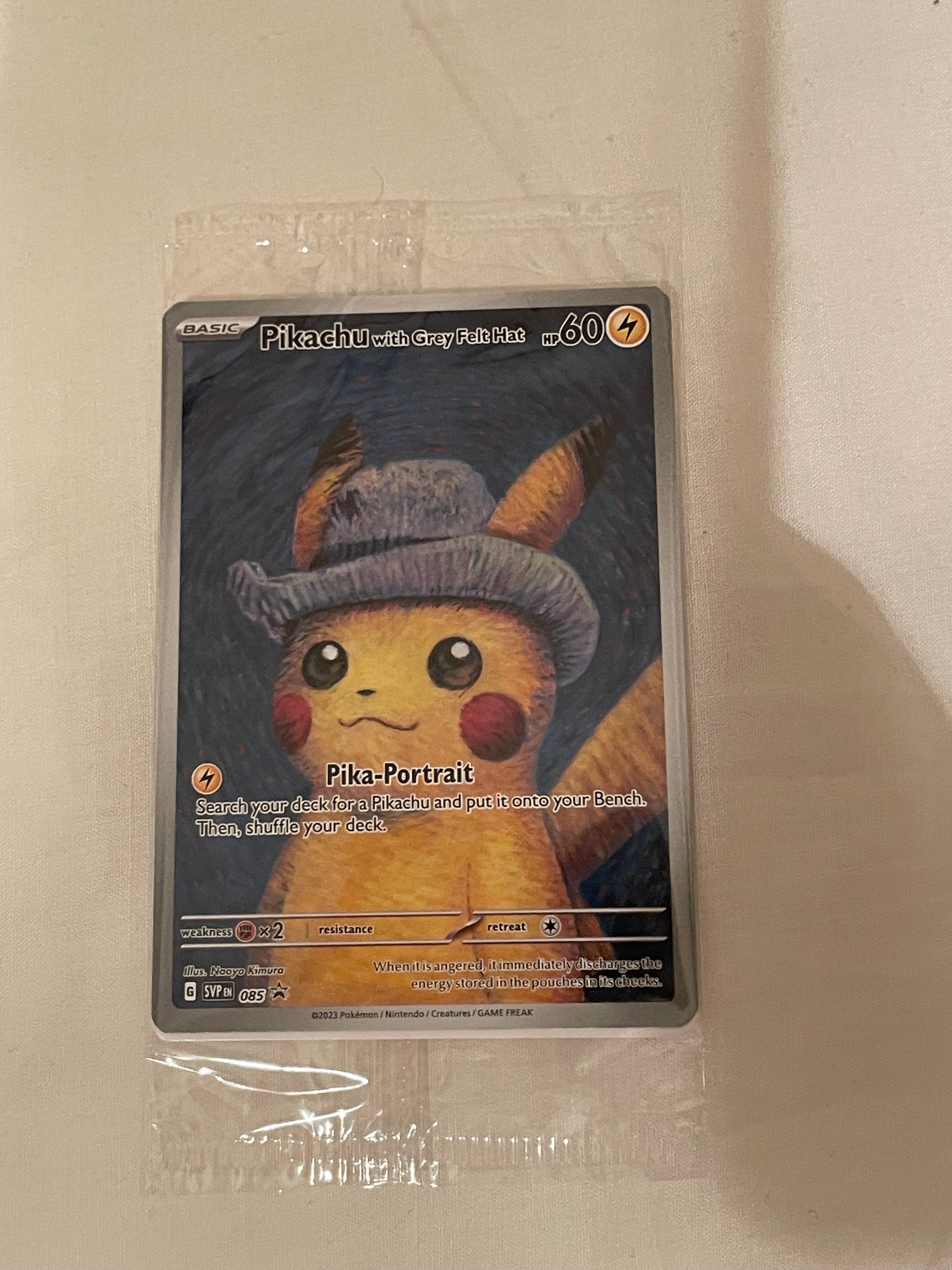 ピカチュウ : プロモ [SVP EN 085](「ゴッホ展」 プロモーションカード「SVP EN」) 【英語版】