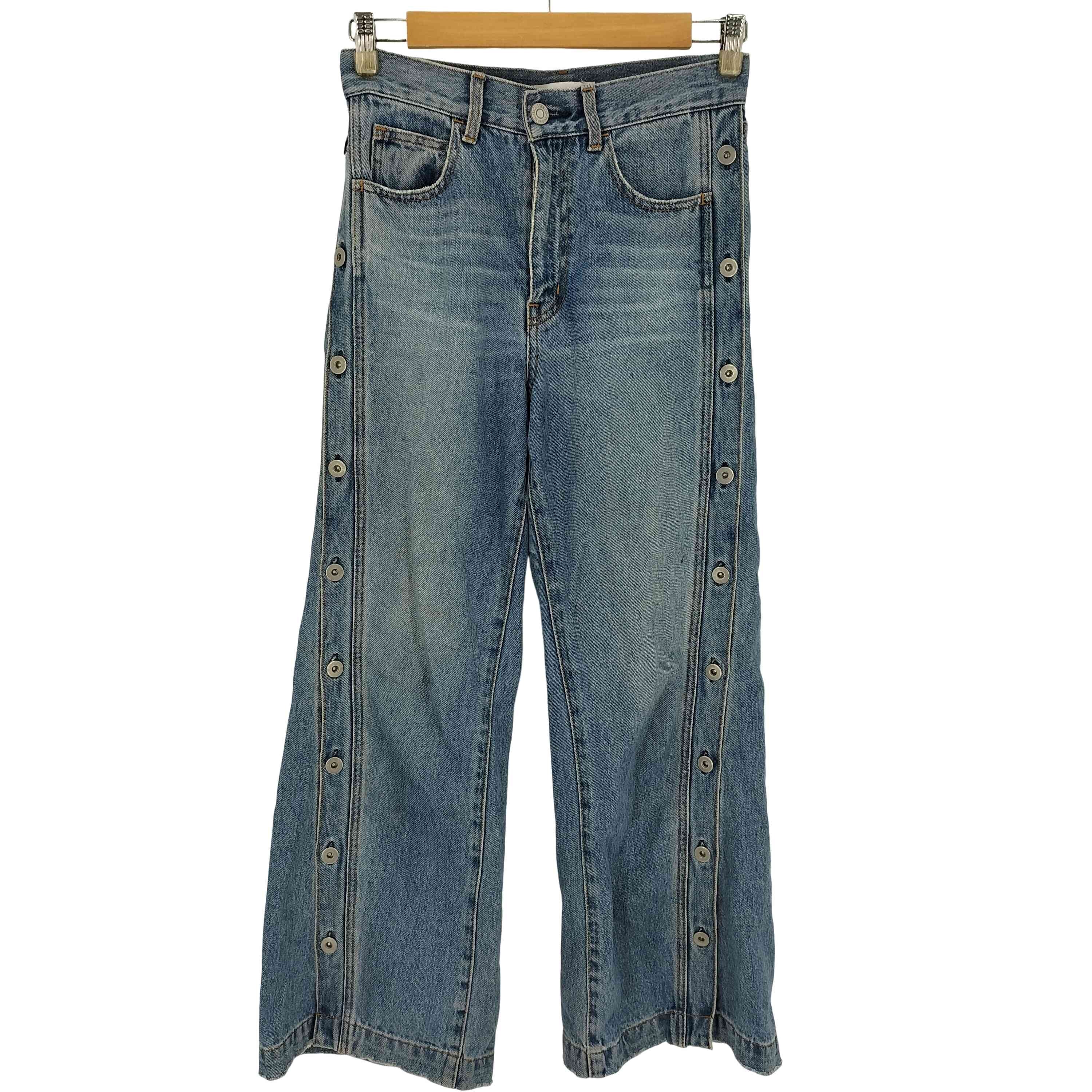 BUTTON UP DENIM ワイドパンツ【1143825444884】