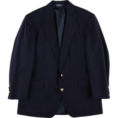 古着 90年代 ラルフローレン Ralph Lauren POLO by Ralph Lauren 紺ブレザー テーラードジャケット USA製 メンズM相当 ヴィンテージ/eaa605066