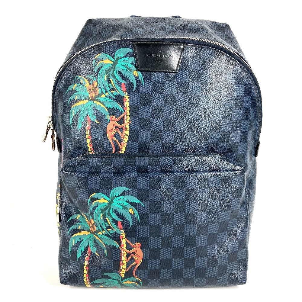 ルイヴィトン LOUIS VUITTON アポロ バックパック N50003 ダミエコバルトジャングル カバン リュックサック ダミエコバルトキャンバス ネイビー