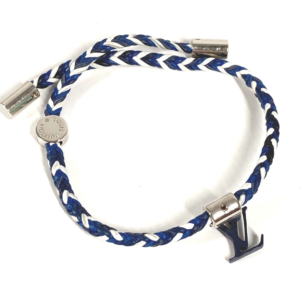 ルイヴィトン LOUIS VUITTON ブラスレ フレンドシップチャーム M6792  アクセサリー バングル ブレスレット メタル ネイビー
