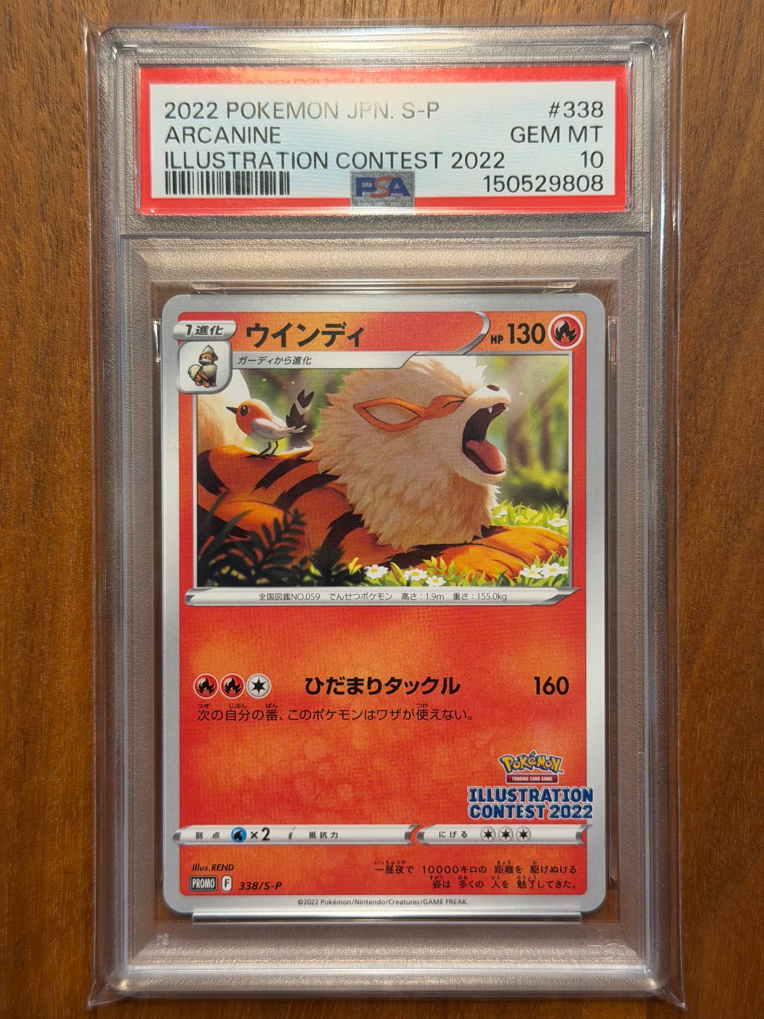ウインディ プロモ[PROMO338 S-P](プロモーションカード「ポケモン